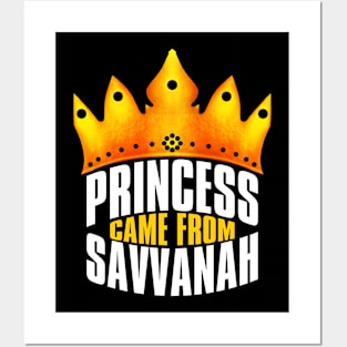 Princess Came From Savannah, Savannah Georgia Posters and Art